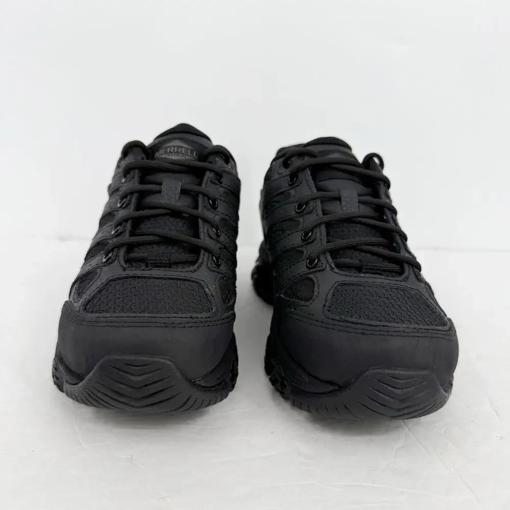 Merrell Moab 3 Tactical Work Sneakers Mens 4 Womens 5.5 Wide Black Leather NIB
